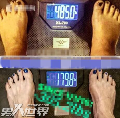 夫妻两年狂减肥362斤