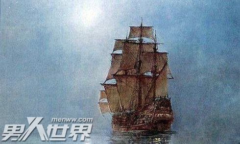 日海岸再现幽灵船