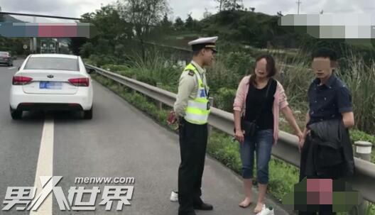 离婚路上想同归于尽妻子跳车 