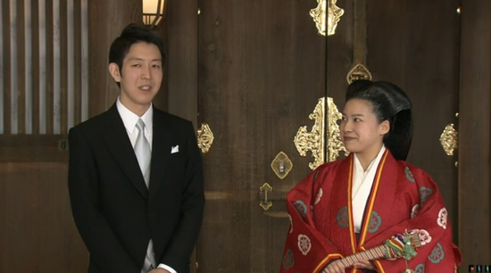 日本绚子公主大婚