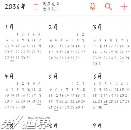 2036年下一年为什么是1902年