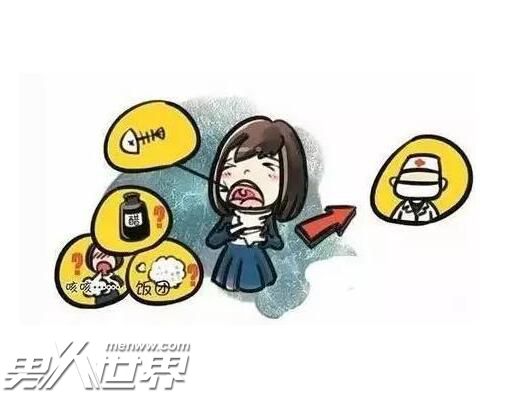 女子硬吞饭团把鱼刺扎进主动脉